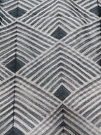 Grey Shibori Cotton Silk Fabric ( 2.5 Mtrs ) - Luxurion World