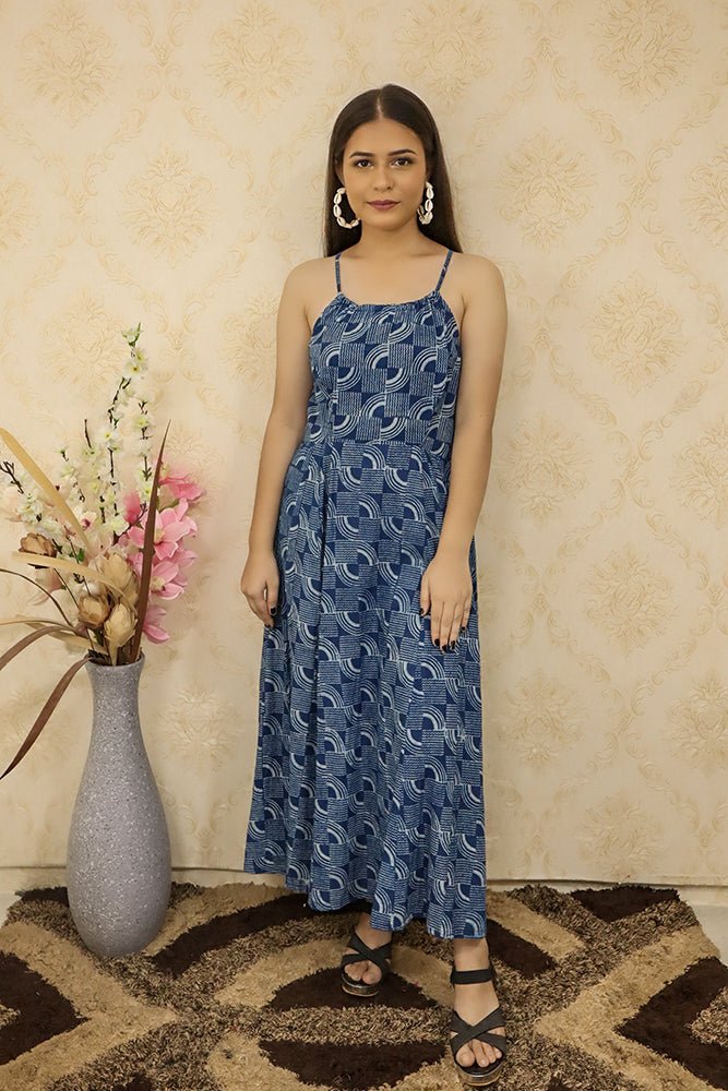 Indigo Maxi Dress - Luxurion World