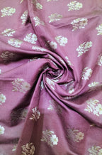 Maroon Banarasi Silk Fabric ( 0.5 Mtr) - Luxurion World