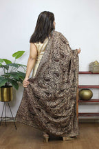 Maroon Embroidered Trendy Velvet Dupatta - Luxurion World