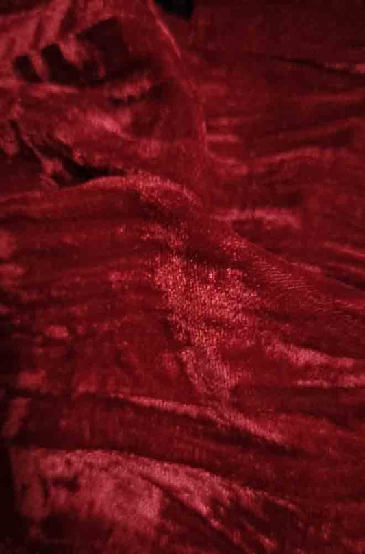 Maroon Trendy Velvet Fabric ( 1 Mtr )