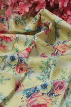 Multicolor Banarasi Silk Fabric ( 0.5 Mtr) - Luxurion World