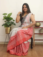 Multicolor Bengal Plain Cotton Saree - Luxurion World