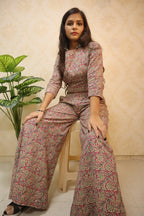 Multicolor Block Printed Pure Cotton Dress - Luxurion World