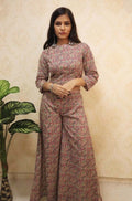 Multicolor Block Printed Pure Cotton Dress - Luxurion World