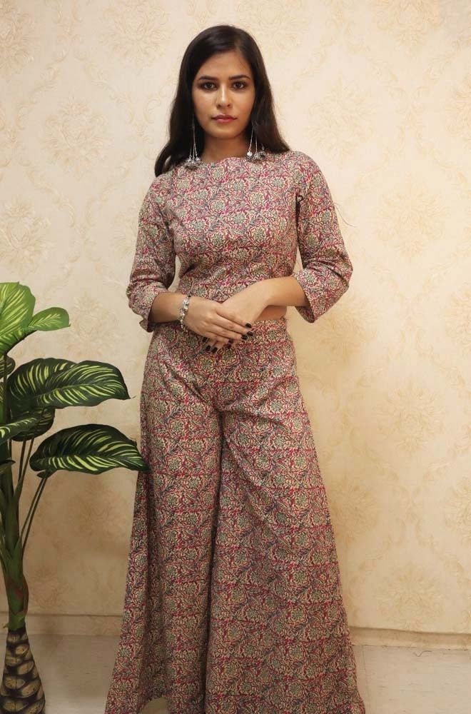 Multicolor Block Printed Pure Cotton Dress - Luxurion World