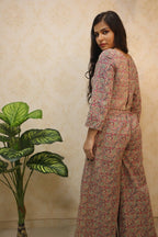 Multicolor Block Printed Pure Cotton Dress - Luxurion World