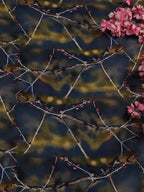 Multicolor Digital Printed Crepe Fabric (1 mtr) - Luxurion World
