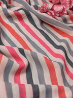 Multicolor Digital Printed Georgette Fabric ( 1 Mtr ) - Luxurion World
