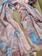 Multicolor Digital Printed Linen Cotton Dupatta - Luxurion World