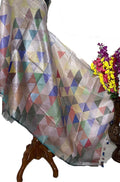 Multicolor Digital Printed Linen Dupatta - Luxurion World