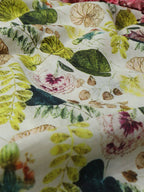 Multicolor Digital Printed Linen Jute Fabric (1 mtr) - Luxurion World