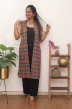 Multicolor Double Ikat Pure Cotton Reversible Jacket - Luxurion World