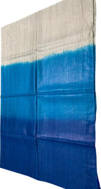 Multicolor Handloom Bhagalpur Eri Ghicha Silk Dupatta - Luxurion World