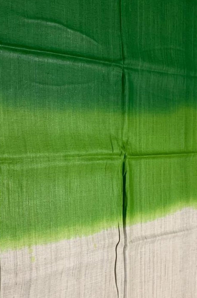 Multicolor Handloom Bhagalpur Eri Ghicha Silk Dupatta - Luxurion World