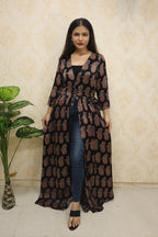 Multicolor Mashru Silk Jacket - Luxurion World