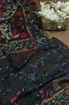 Multicolor Pen Kalamkari Pure Silk Dupatta - Luxurion World