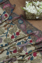 Stylish Multicolor Kalamkari Pure Silk Dupatta for Fashionable Look - Luxurion World