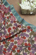 Stunning Multicolor Kalamkari Silk Dupatta with Pen Work - Luxurion World