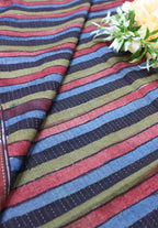 Multicolor Pen Kalamkari Pure Silk Fabric (1 Mtr ) - Luxurion World
