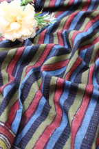 Multicolor Pen Kalamkari Pure Silk Fabric (1 Mtr ) - Luxurion World
