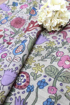 Multicolor Pen Kalamkari Pure Silk Fabric (1 Mtr ) - Luxurion World