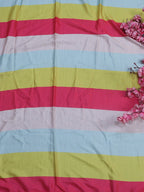 Multicolor Satin Silk Fabric (1 Mtr) - Luxurion World