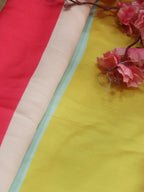 Multicolor Satin Silk Fabric (1 Mtr) - Luxurion World
