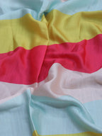 Multicolor Satin Silk Fabric (1 Mtr) - Luxurion World