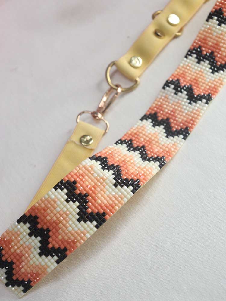 Handcrafted Multicolor Beaded Belt - Artisanal Traditional Design - Luxurion World