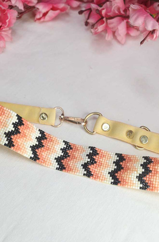 Handcrafted Multicolor Beaded Belt - Artisanal Traditional Design - Luxurion World