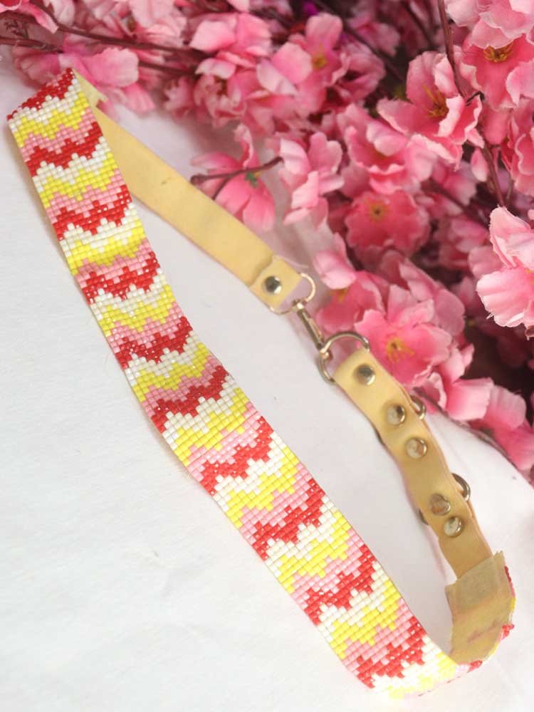 Multicolor Beads Work Belt - Handcrafted Artisan Accessory - Luxurion World