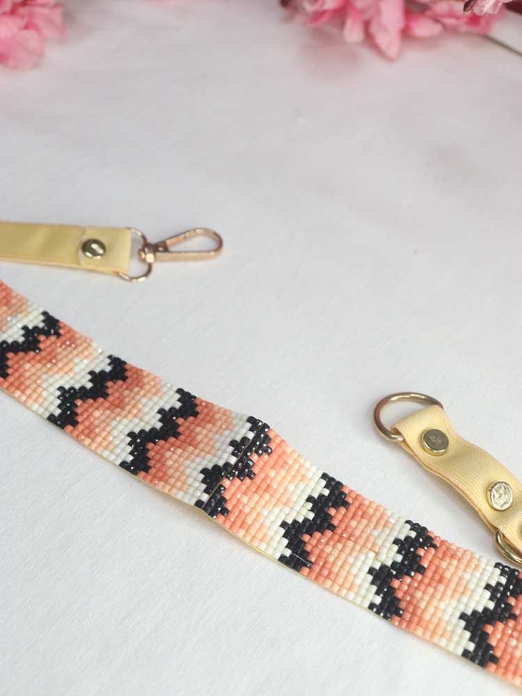 Handcrafted Multicolor Beaded Belt - Artisanal Traditional Design - Luxurion World