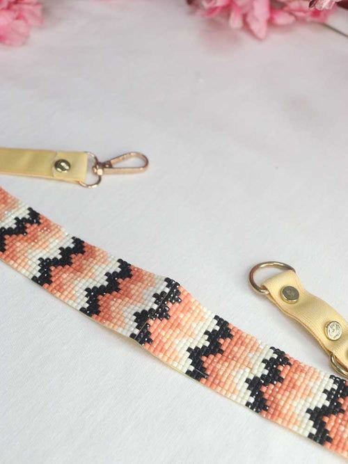 Handcrafted Multicolor Beaded Belt - Artisanal Traditional Design - Luxurion World