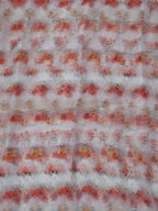 Off White Digital Printed Organza Silk Floral Design Saree - Luxurion World