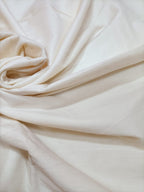Off White Plain Cotton Fabric ( 1 Mtr) - Luxurion World