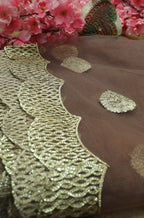 Onion Pink Trendy Net Fabric ( 1 Mtr ) - Luxurion World