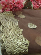Onion Pink Trendy Net Fabric ( 1 Mtr ) - Luxurion World