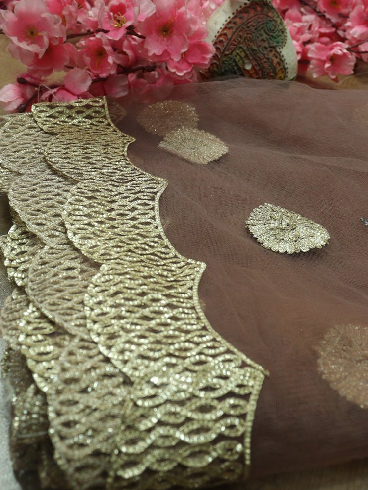 Onion Pink Trendy Net Fabric ( 1 Mtr ) - Luxurion World
