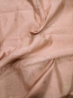 Soft Pink Chanderi Silk Fabric - 1 Mtr Length - Luxurion World