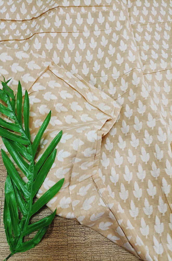 Pastel Banarasi Chanderi Silk Fabric (1 Mtr) - Luxurion World