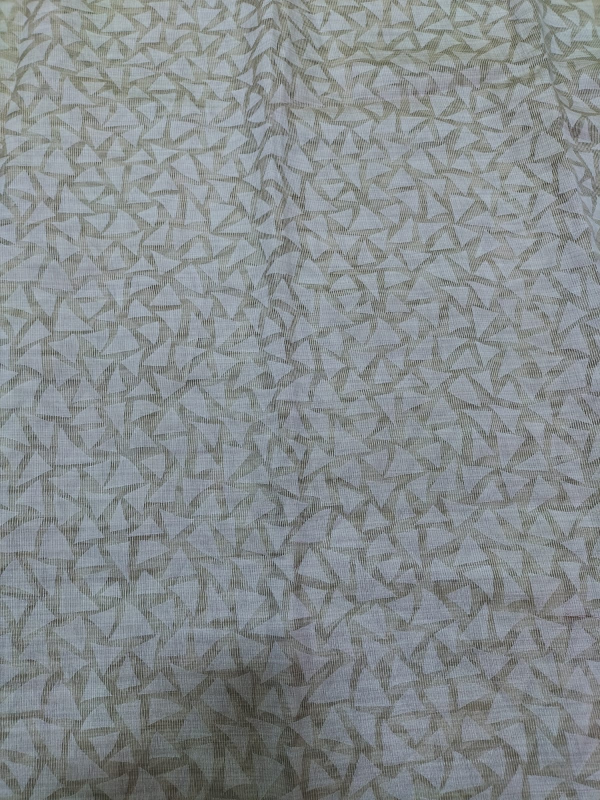 Pastel Banarasi Chanderi Silk Fabric (1Mtr) - Luxurion World