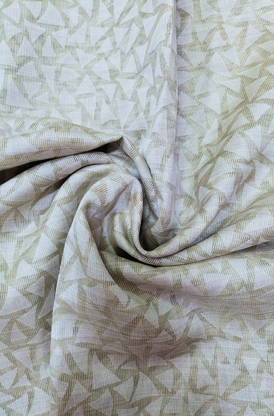 Pastel Banarasi Chanderi Silk Fabric (1Mtr) - Luxurion World