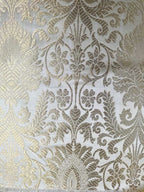 Pastel Banarasi Silk Fabric ( 1 Mtr ) - Luxurion World
