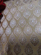 Pastel Banarasi Silk Fabric (  1 Mtr ) - Luxurion World