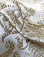 Pastel Banarasi Silk Fabric ( 1 Mtr ) - Luxurion World