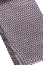 Pastel Checks Pure Linen Fabric ( 1 Mtr ) - Luxurion World