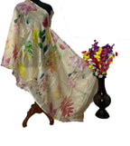 Pastel Digital Printed Linen Dupatta - Luxurion World