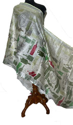 Pastel Digital Printed Linen Dupatta - Luxurion World