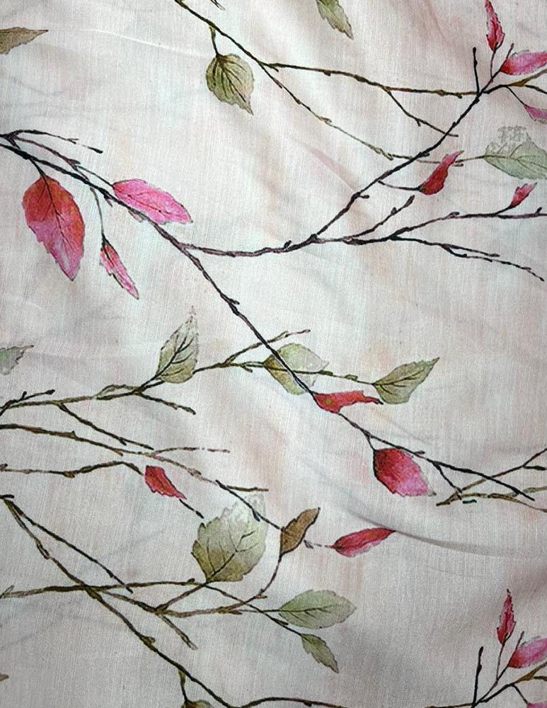 Pastel Digital Printed Linen Fabric ( 1 Mtr ) - Luxurion World